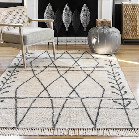 Nuloom Amia Modern Tribal Area Rug 4ft 4in x 6ft MCMJ04A-4406